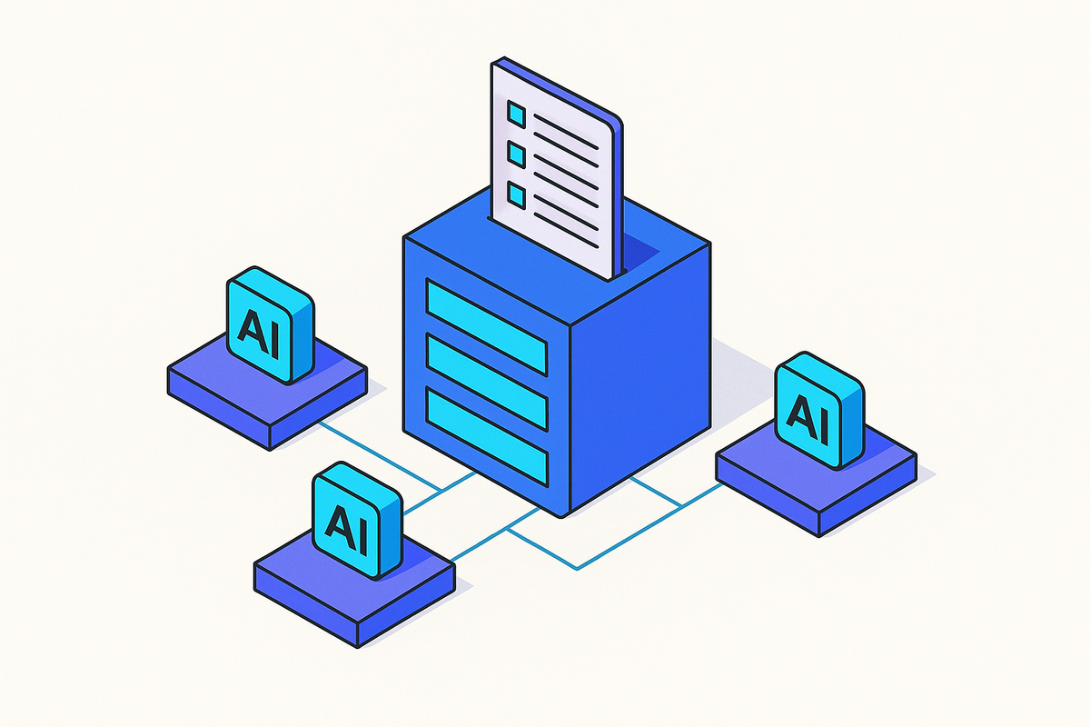 Cover illustration for “Governed AI Registries for Shared Agent Skills”