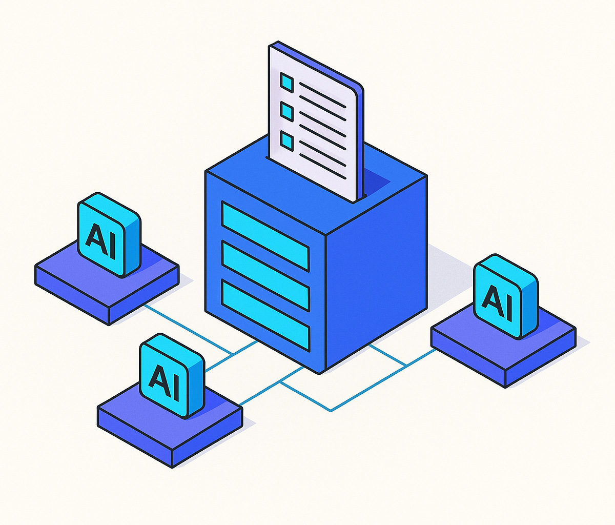Cover illustration for “Governed AI Registries for Shared Agent Skills”