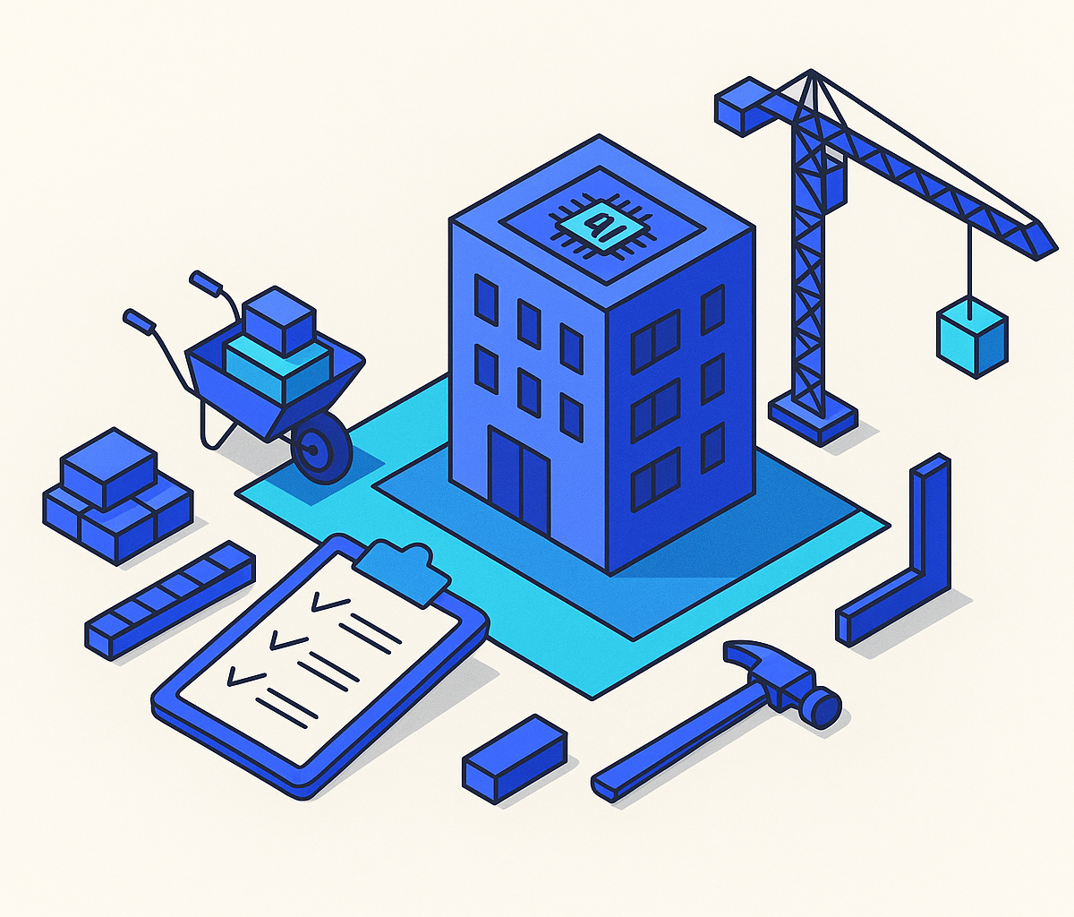 Cover illustration for “Building the Business Case for Enterprise AI Platforms”