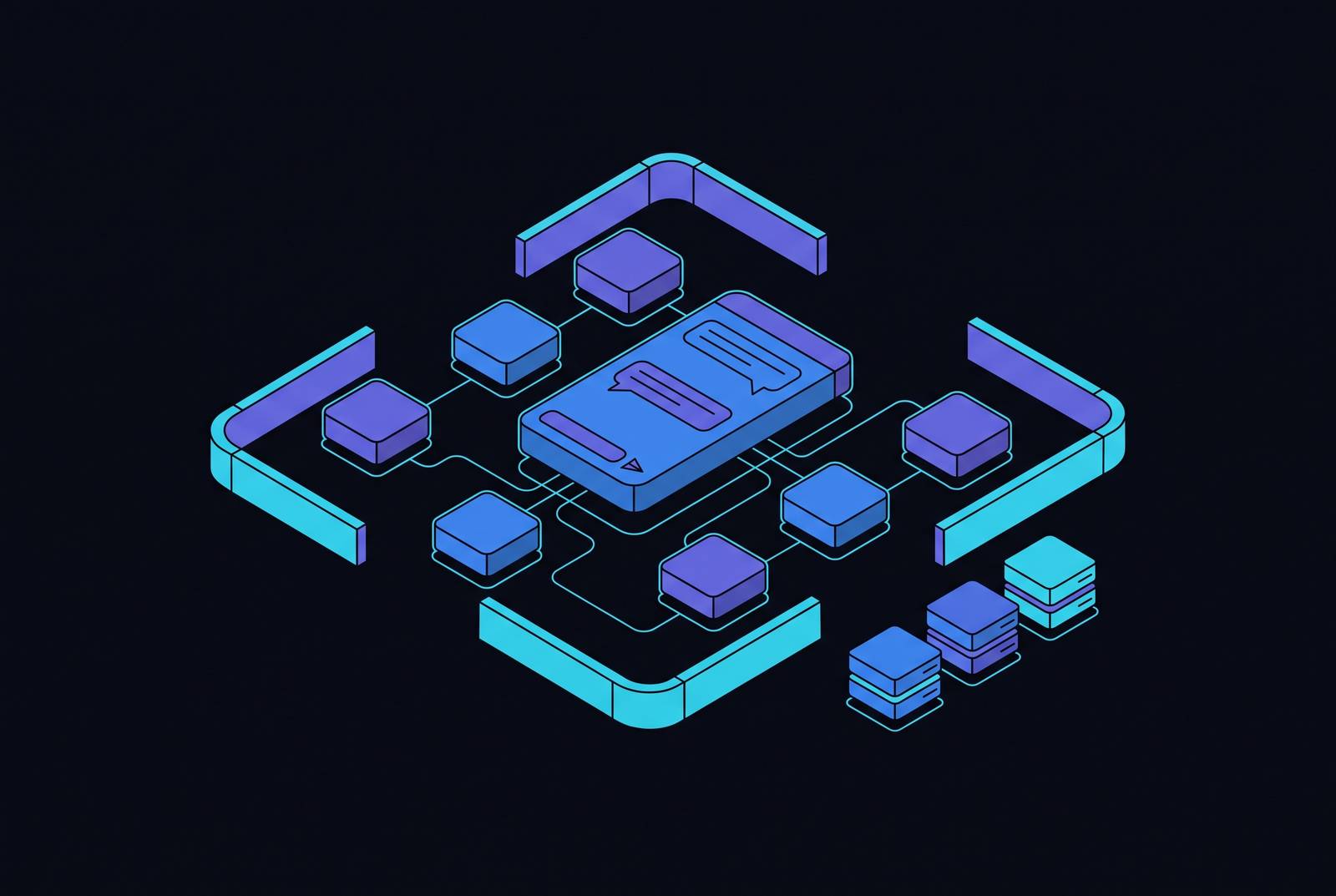 Cover illustration for “Governed AI Assistants for Enterprise Slack Deployments”