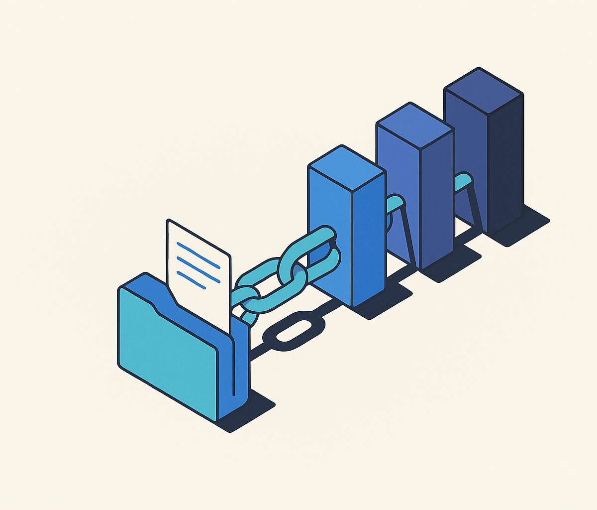 Cover illustration for “Chaining Specialized Agents for Complex Enterprise Workflows”