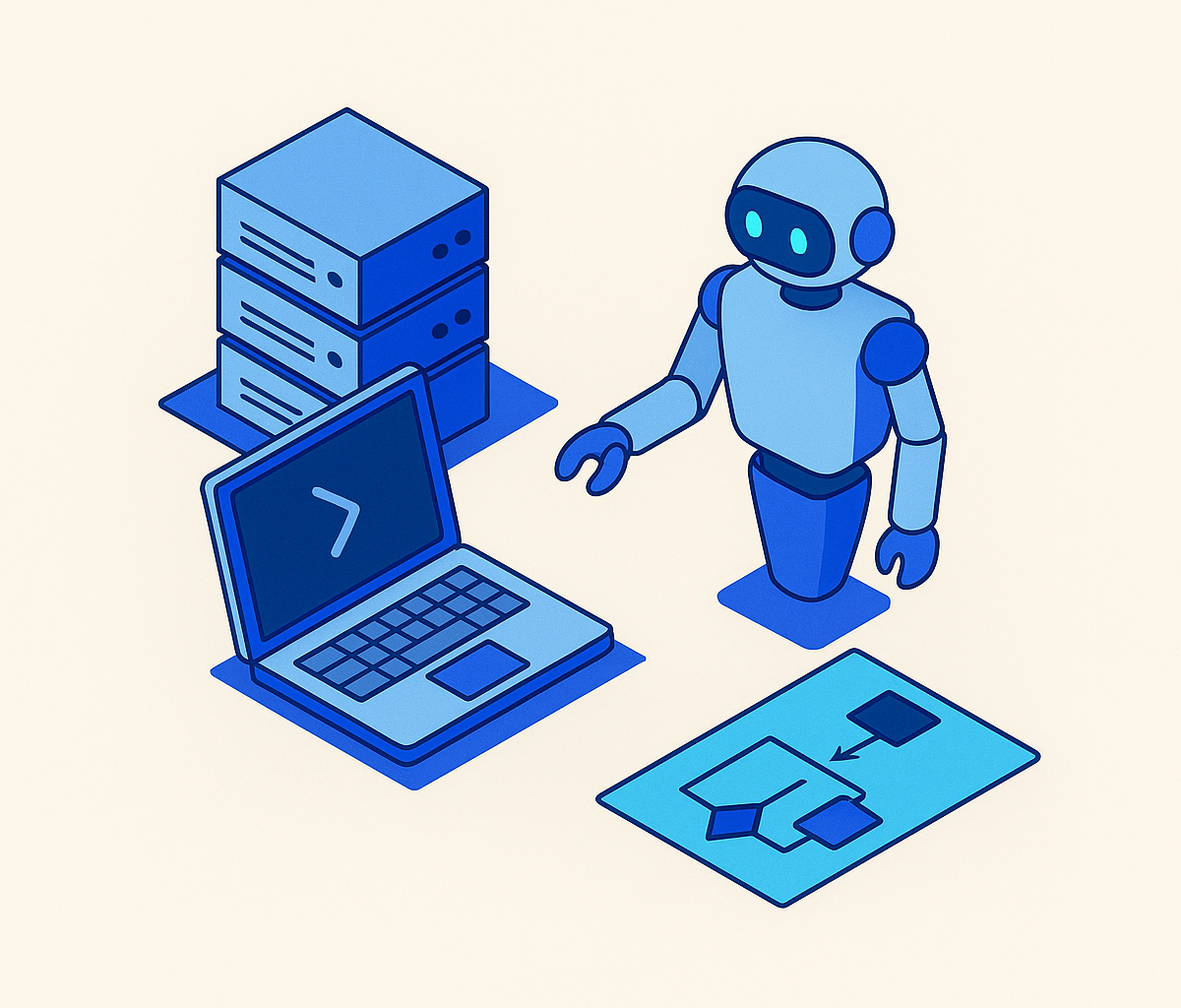 Cover illustration for “Evaluating AI Agent Frameworks for Enterprise Deployment”