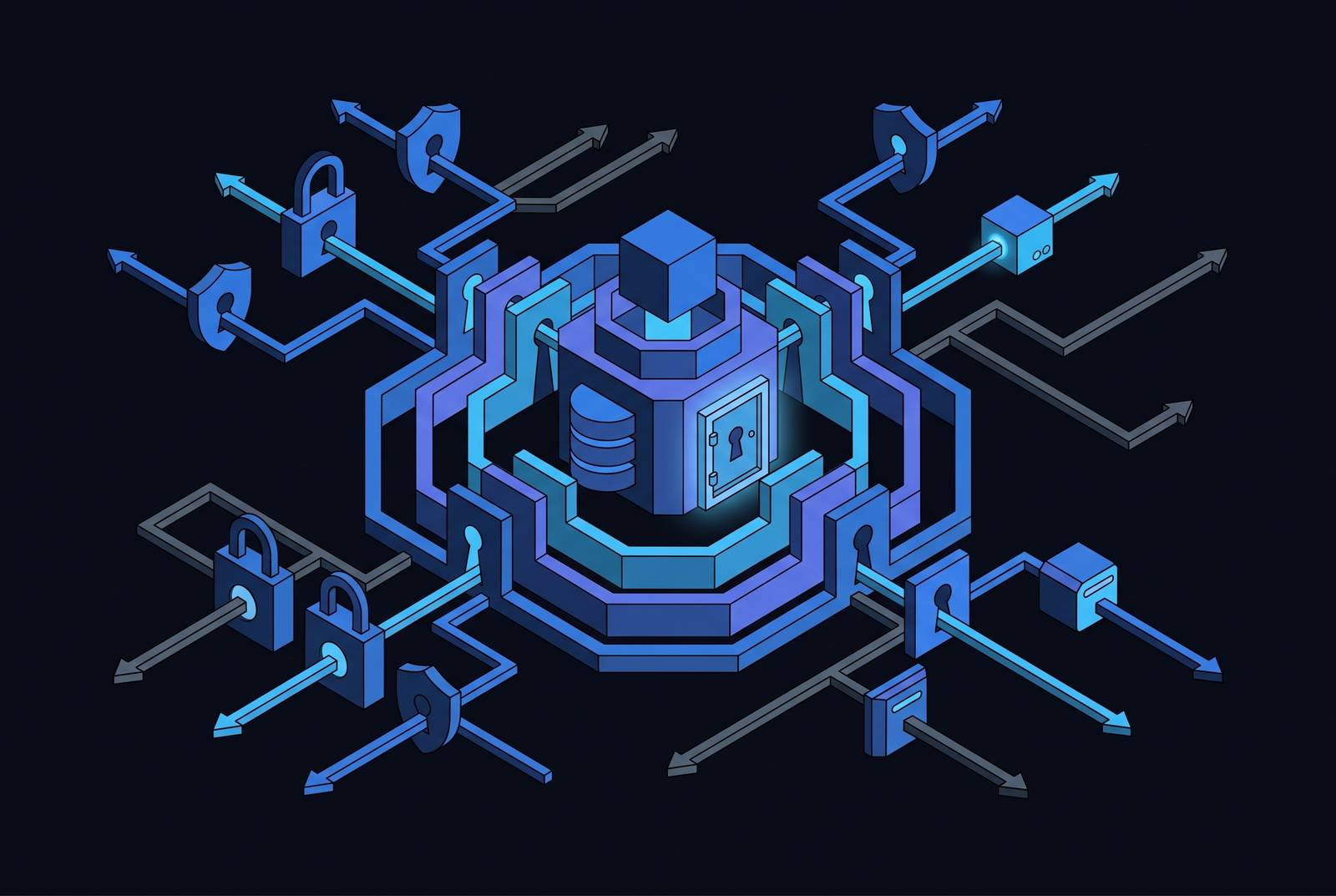 Cover illustration for “Least-Privilege Data Permission Enforcement for Enterprise AI Deployments”