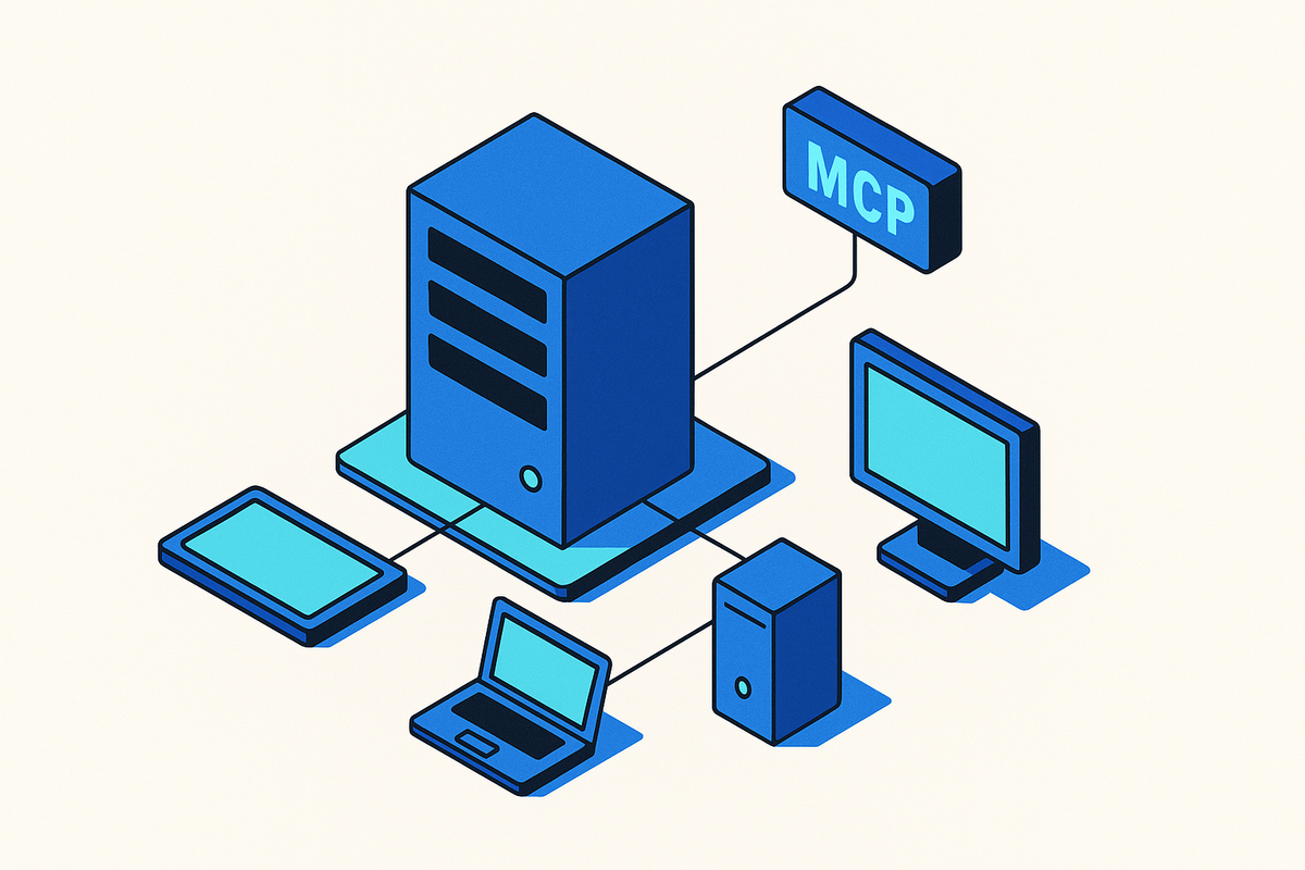 Cover illustration for “What an MCP Server Does in an Agentic Stack”