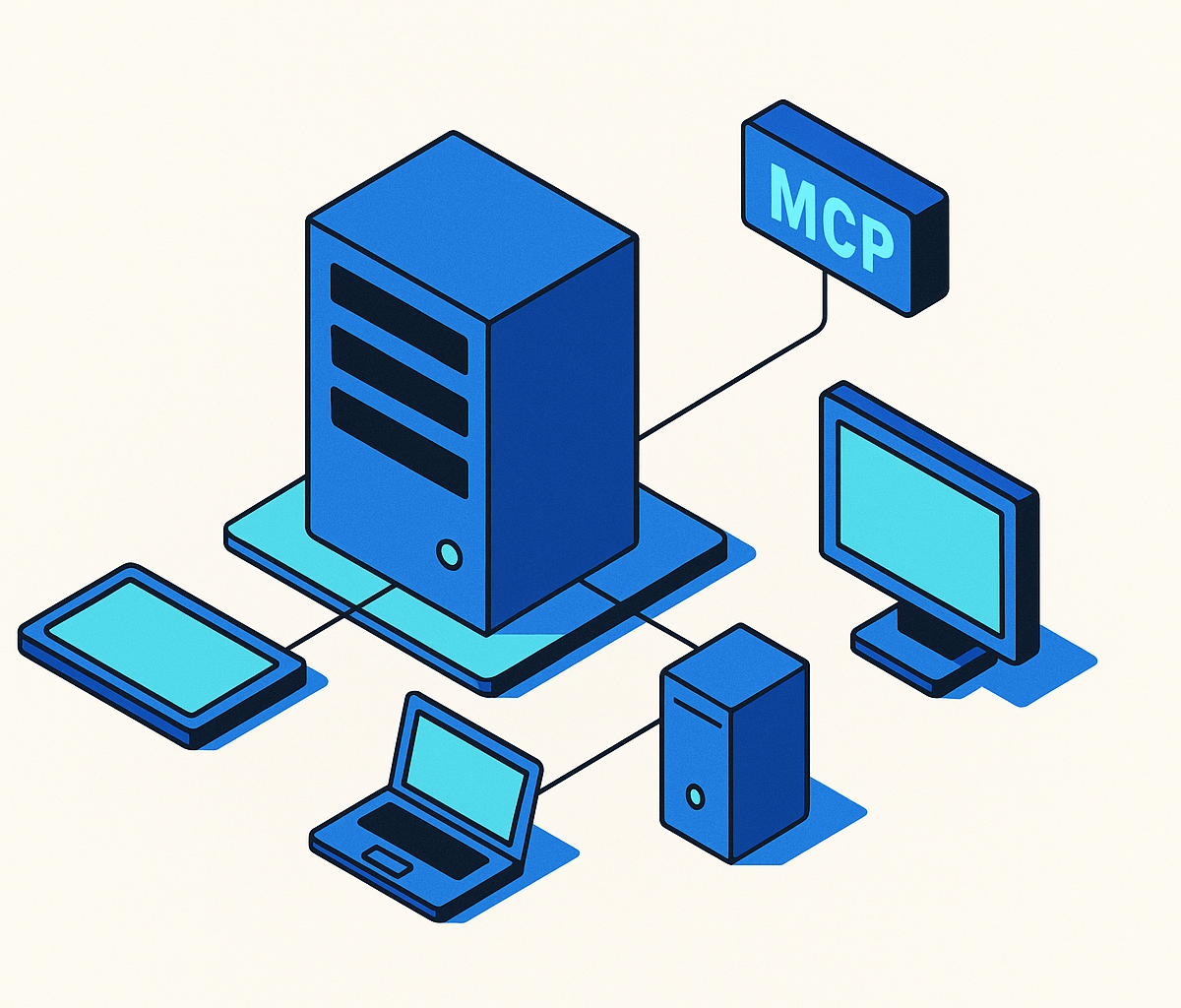 Cover illustration for “What an MCP Server Does in an Agentic Stack”