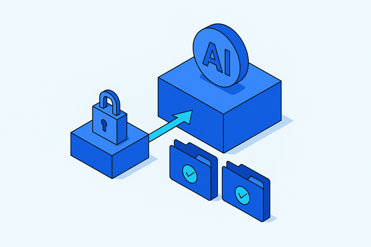 Cover illustration for “Permission Inheritance in Enterprise AI Systems”