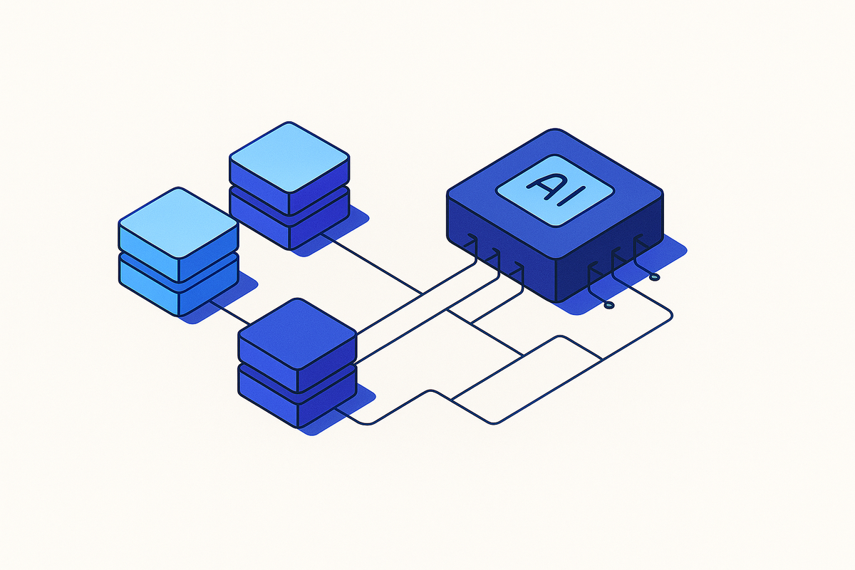 Cover illustration for “enterprise data connectors for AI-governed knowledge platforms”