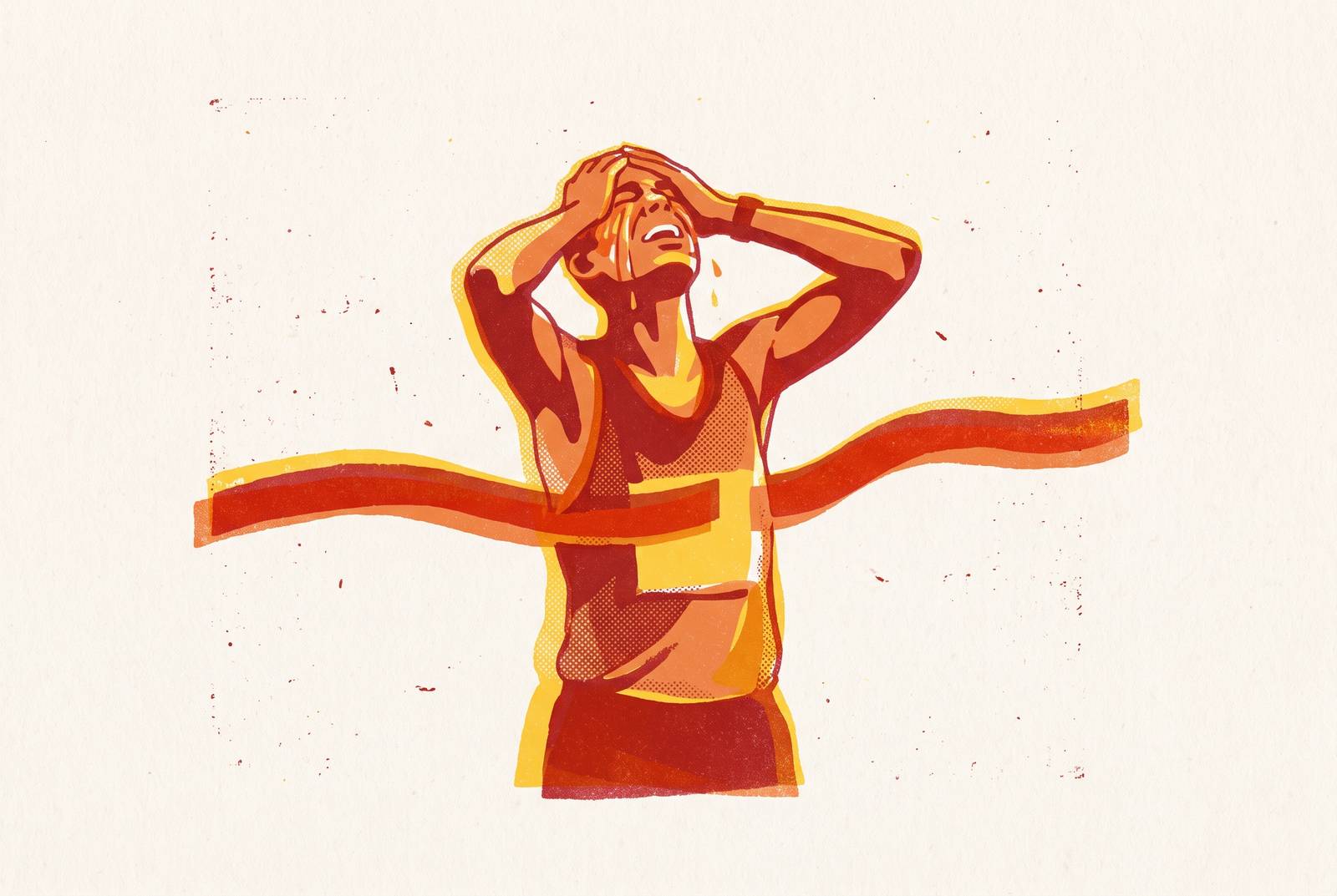 Cover illustration for “Why Runners Cry at Finish Lines”