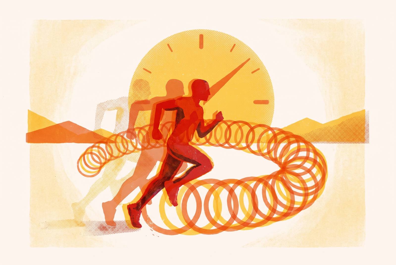 Cover illustration for “The BQ Attempt as a Running Obsession”
