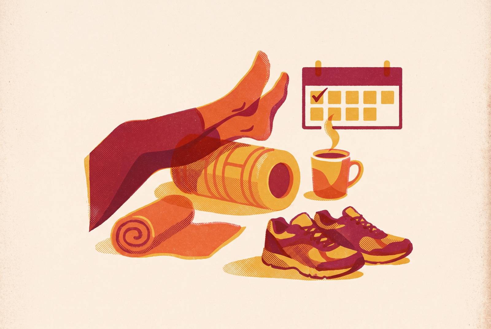 Cover illustration for “Post-Race Recovery Week as Ritual”