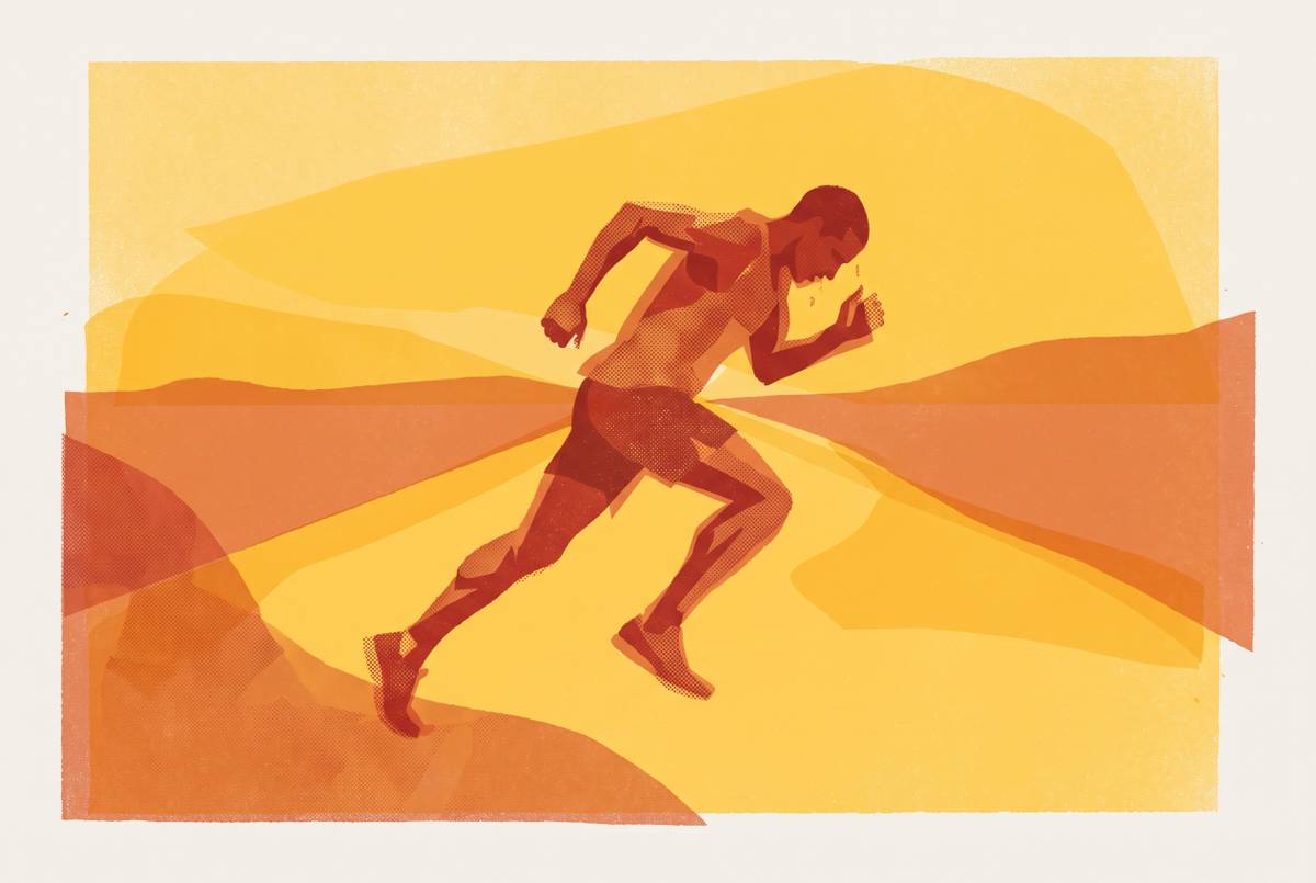 Cover illustration for “What Running Your First Marathon Actually Feels Like”
