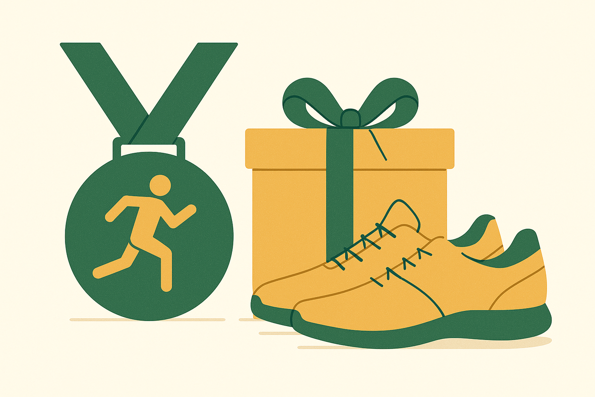 Cover illustration for “First Marathon Gifts for First-Time Finishers”