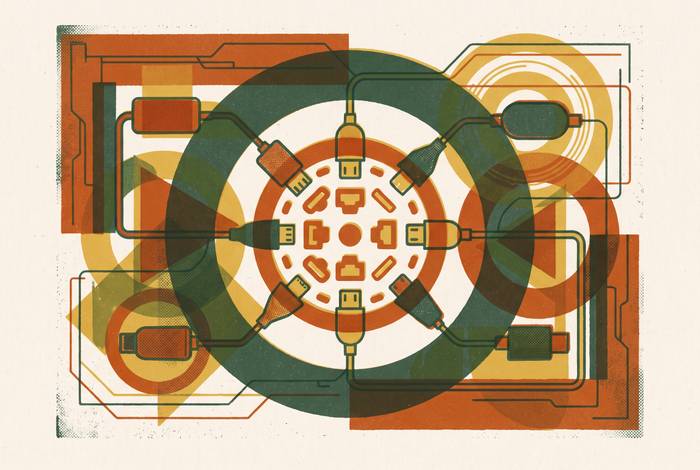 Cover illustration for “Model Context Protocol as Brand Infrastructure Interface”