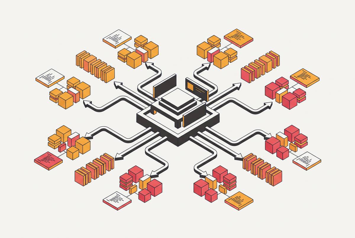 Cover illustration for “Delegating Implementation Work to Background Coding Agents”