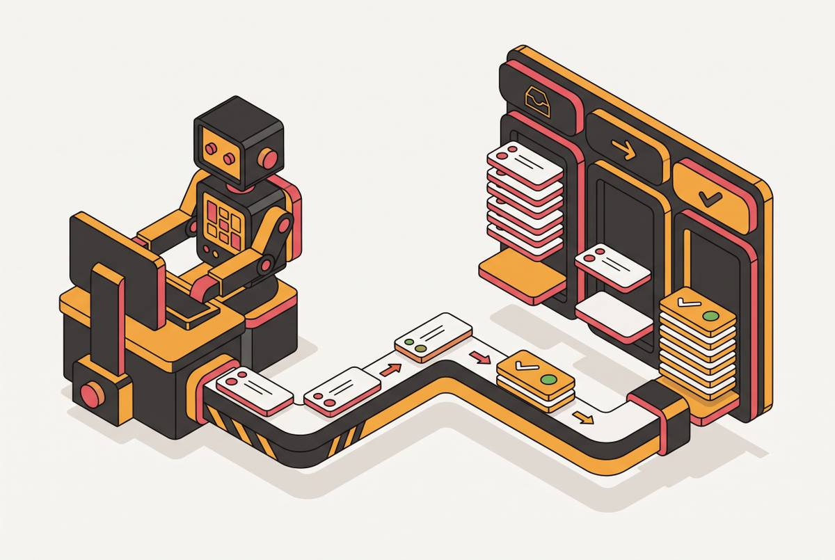 Cover illustration for “Connecting Coding Agents to Linear for Automated Issue Resolution”