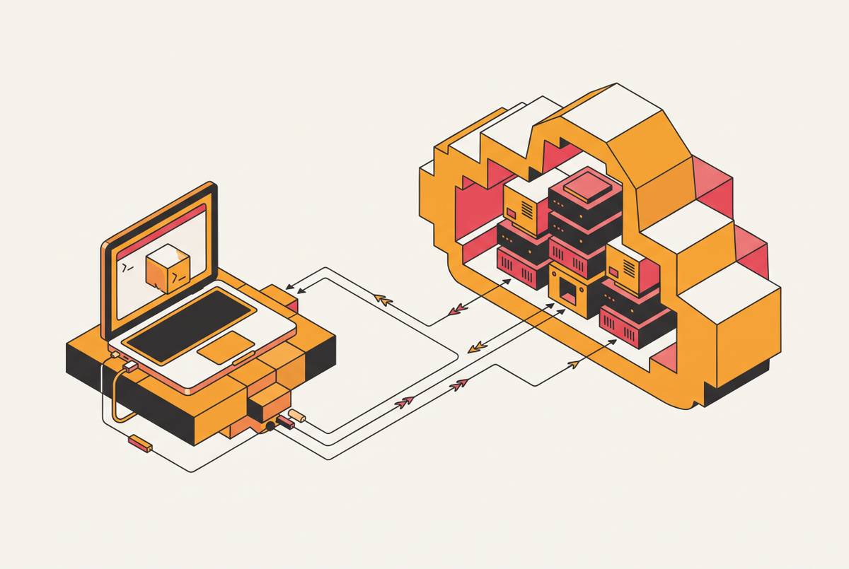 Cover illustration for “Local vs Cloud Coding Agents for Engineering Teams”