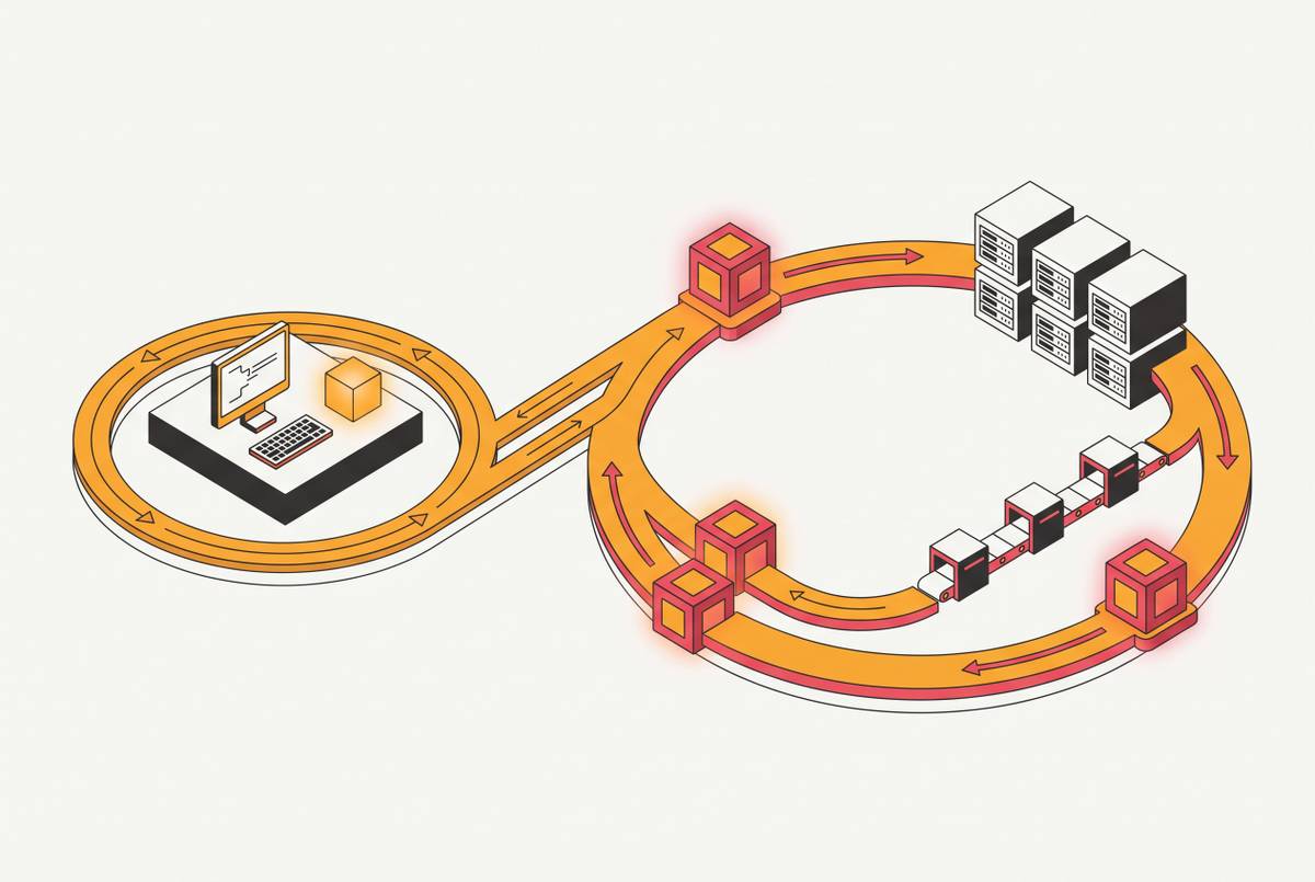 Cover illustration for “Inner Loop vs Outer Loop Work for AI Coding Agents”
