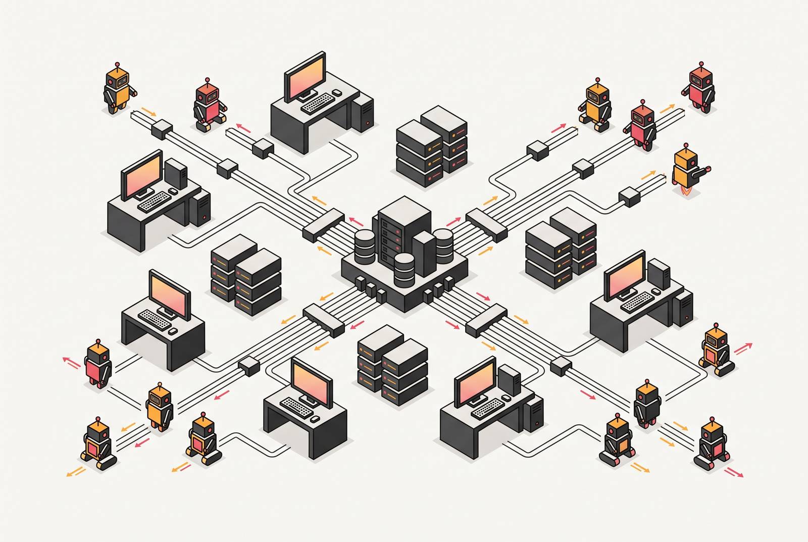 Cover illustration for “Rolling Out Coding Agents Across an Engineering Team”
