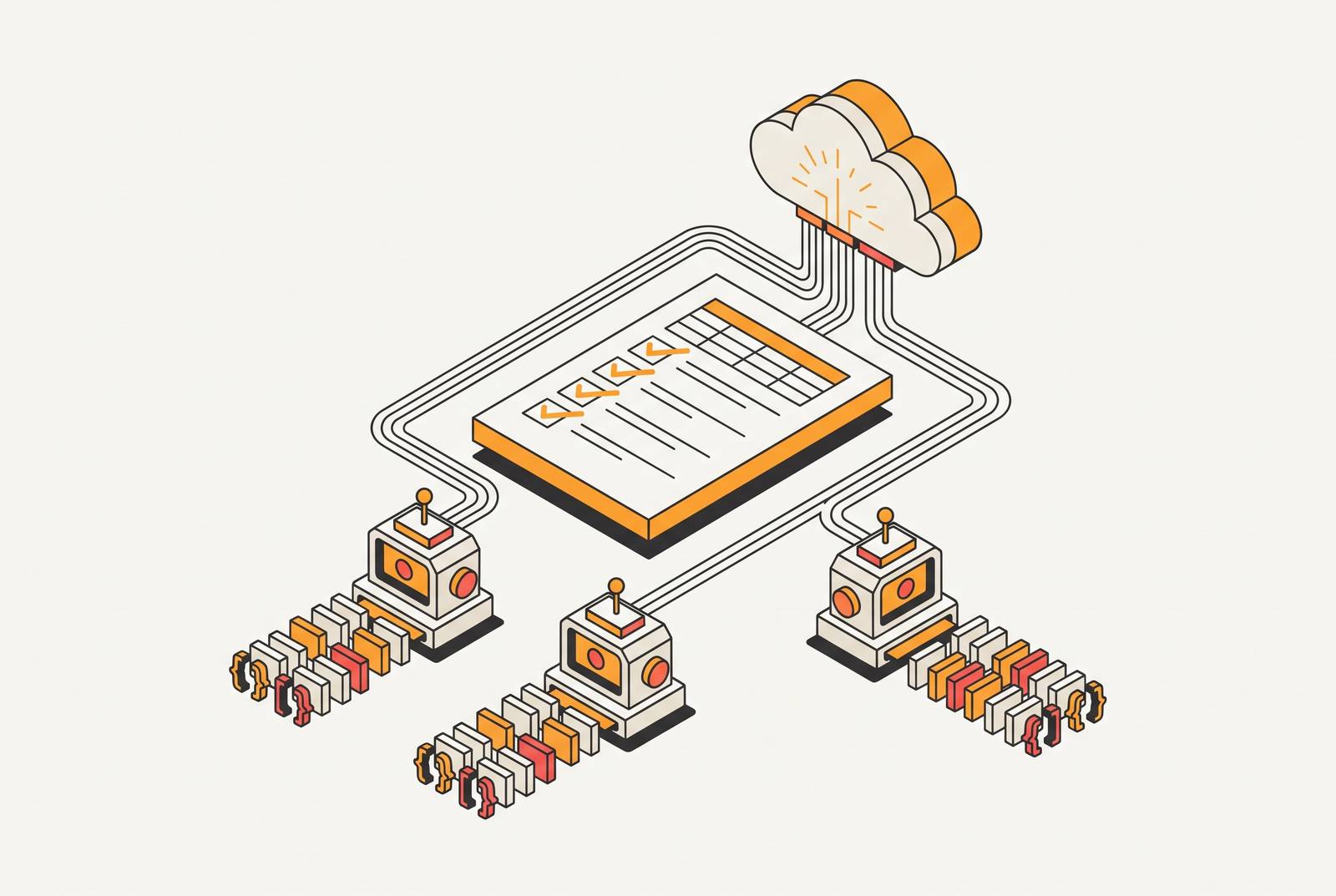 Cover illustration for “Spec-Driven Development With Cloud Coding Agents”