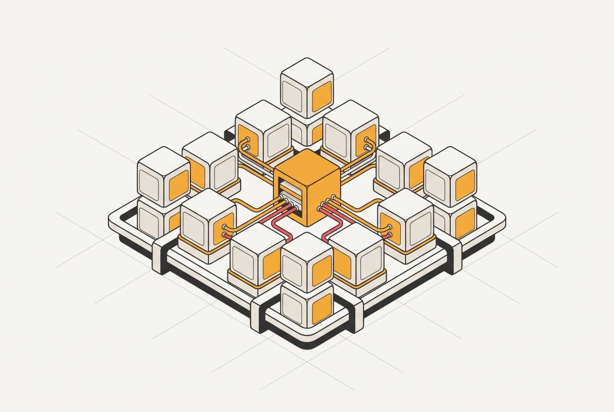 Cover illustration for “Opencode as a Team Coding Agent Harness”