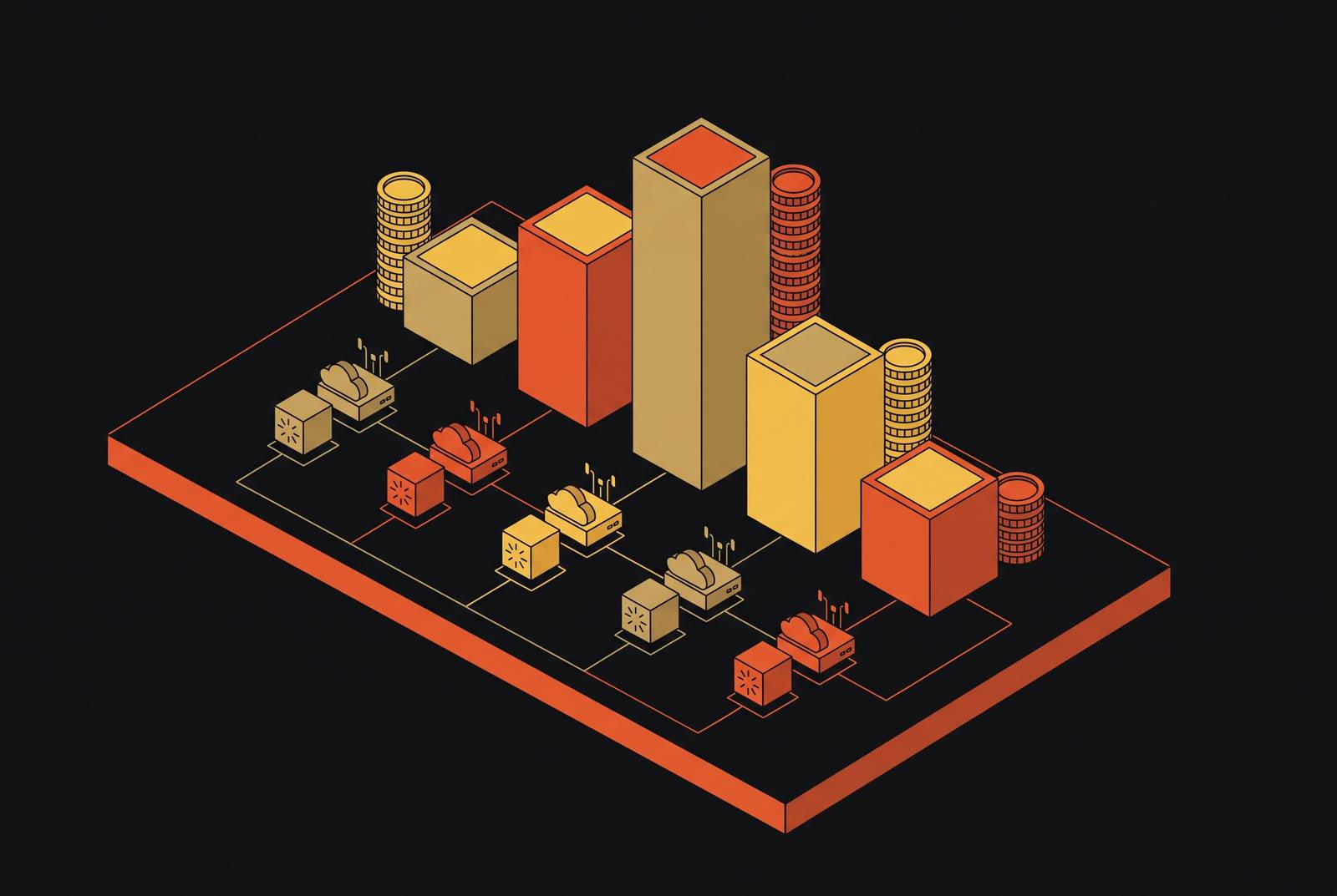 Cover illustration for “True Cost per Coding Agent Task Across Harnesses and Models”