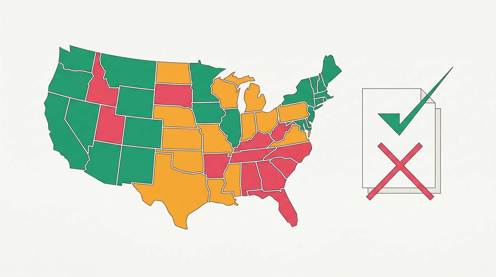 Cover illustration for “Independent Contractor Classification Laws by State”
