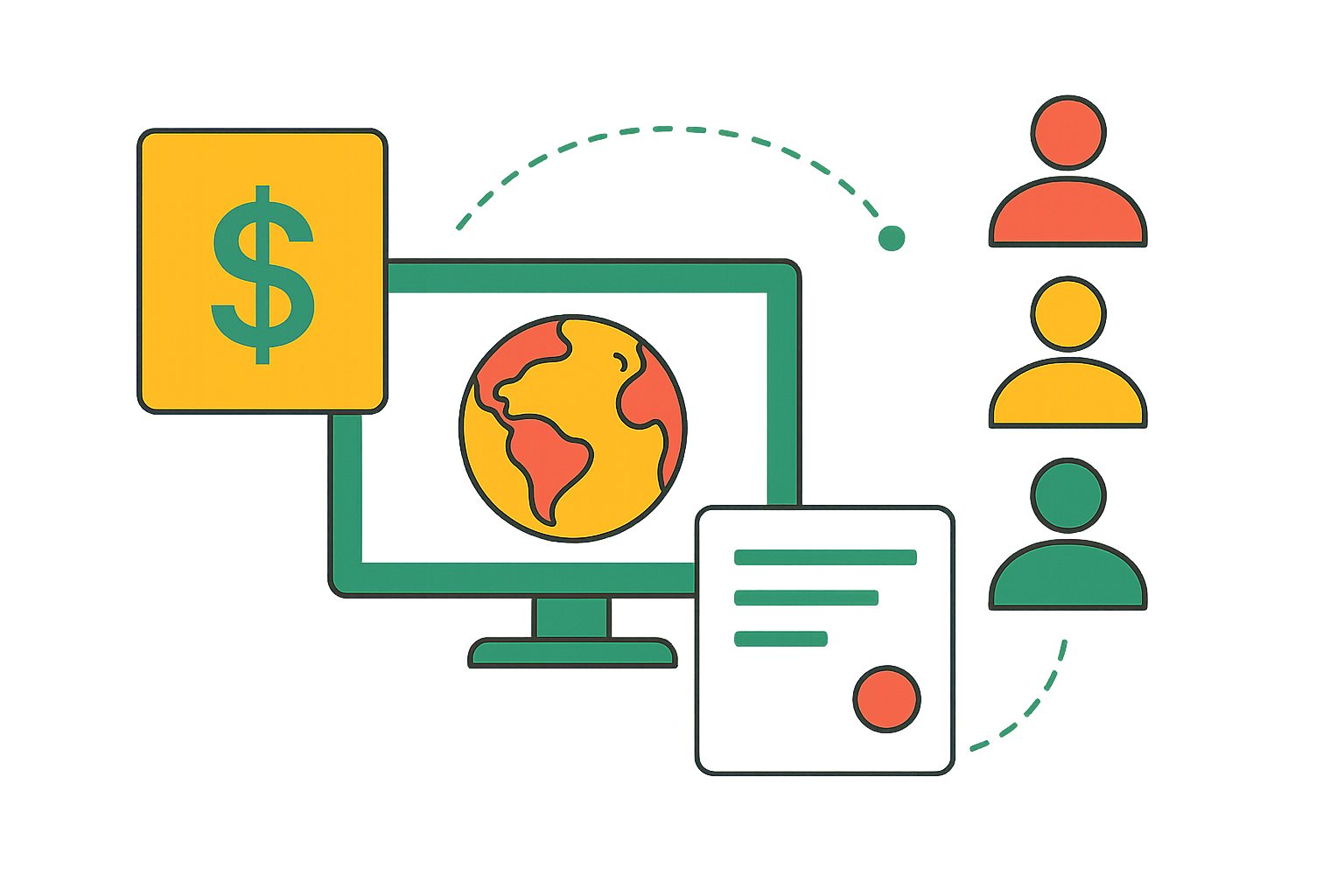 Cover illustration for “Global Contractor Payroll Infrastructure for Scaling Teams”