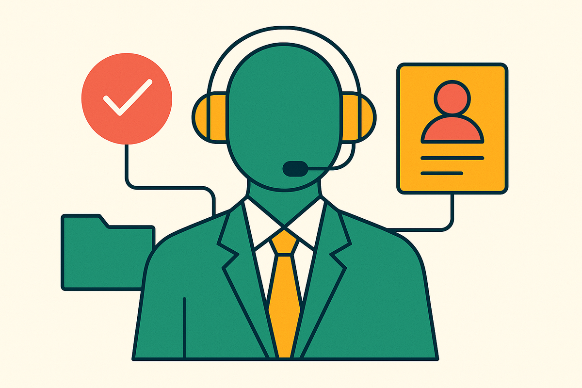 Cover illustration for “End-to-End AI Agents in HR Workflows”