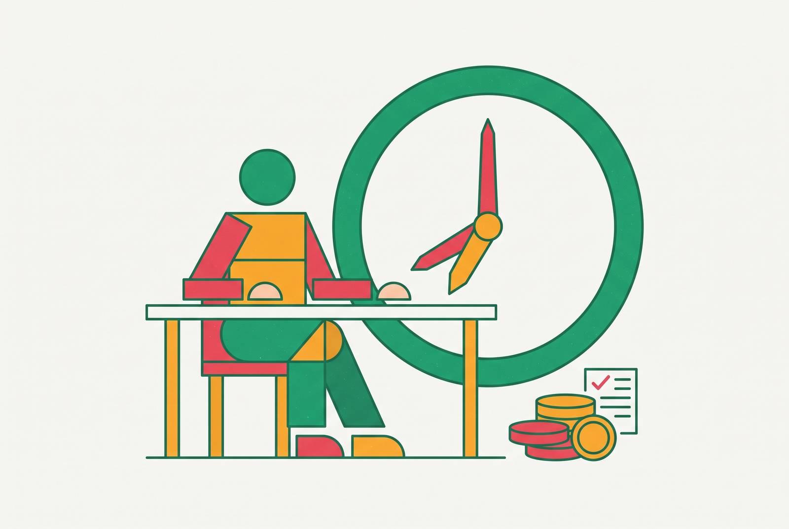 Cover illustration for “Salaried Non-Exempt Employees and Overtime Obligations”