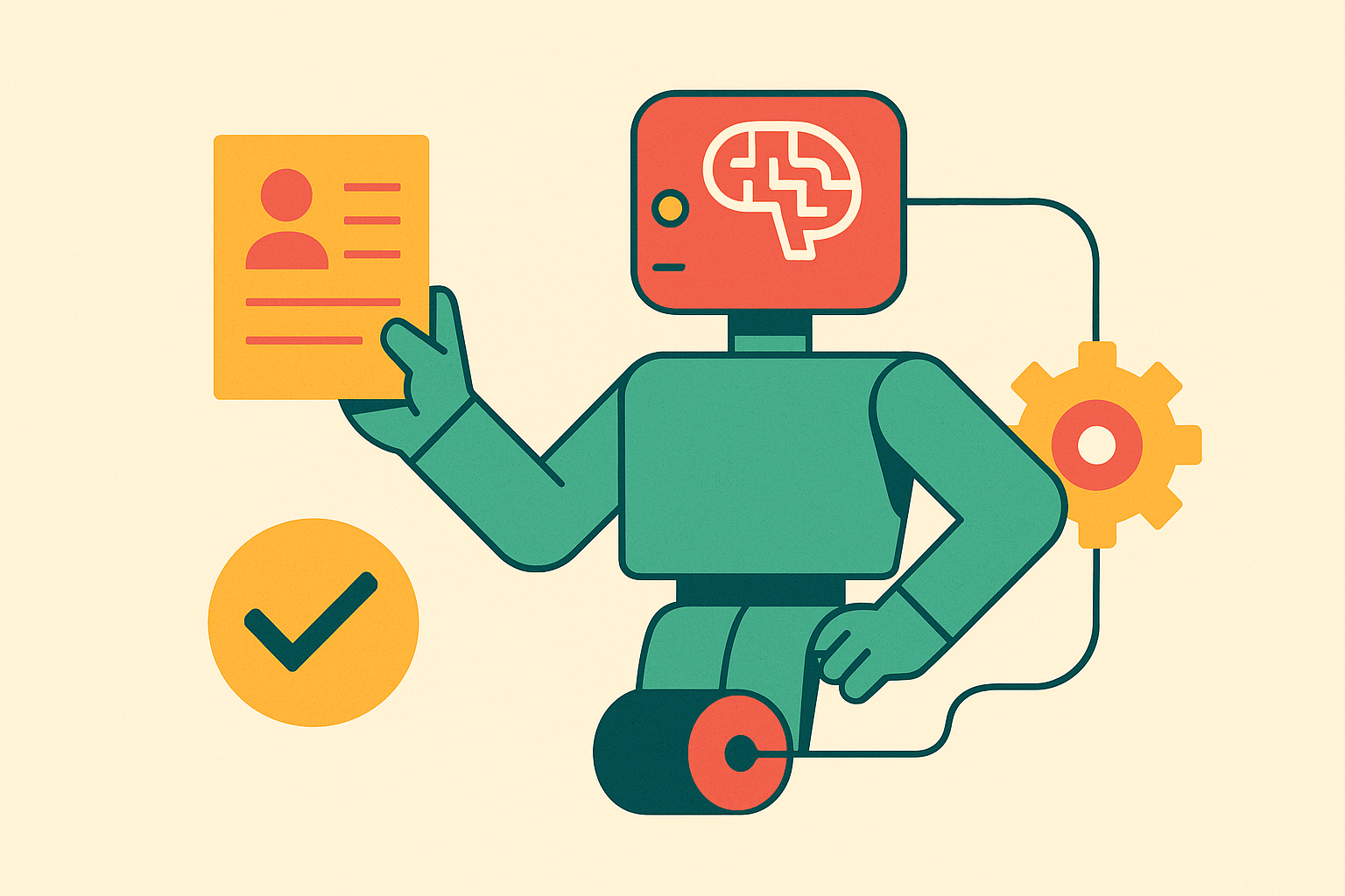 Cover illustration for “AI Agents That Own HR Workflows End to End”