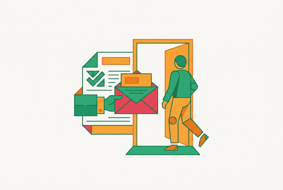 Cover illustration for “COBRA Notice Requirements for Departing Employees”