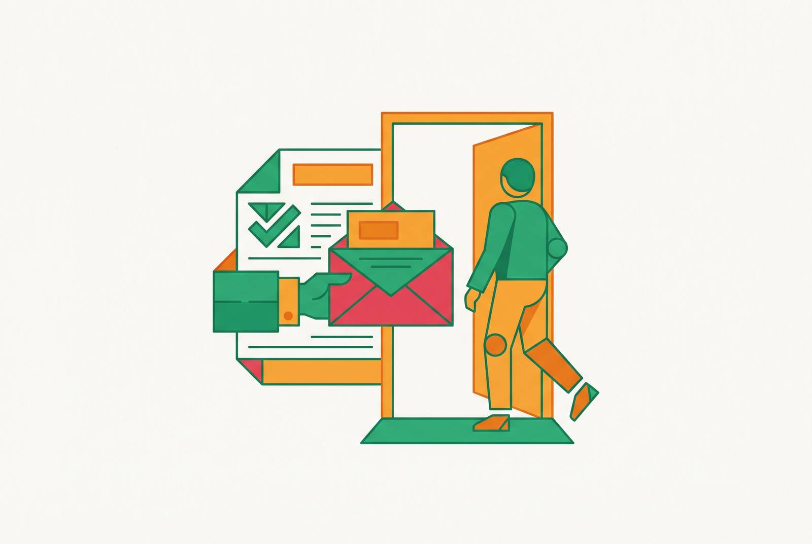 Cover illustration for “COBRA Notice Requirements for Departing Employees”
