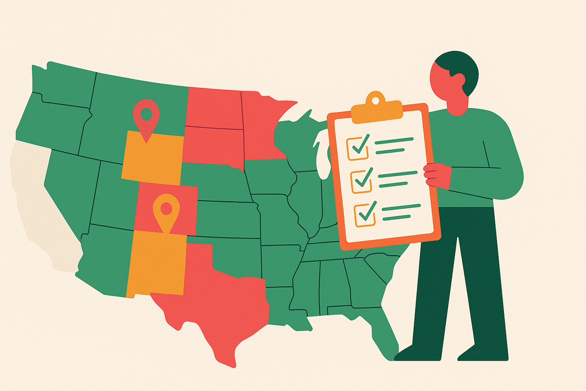 Cover illustration for “What are the best solutions for handling state-by-state compliance in 2026?”
