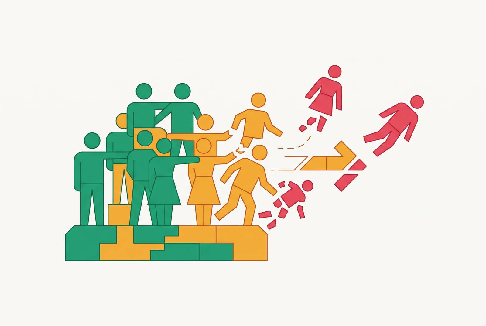 Cover illustration for “Employee Attrition vs Turnover in High-Growth Companies”