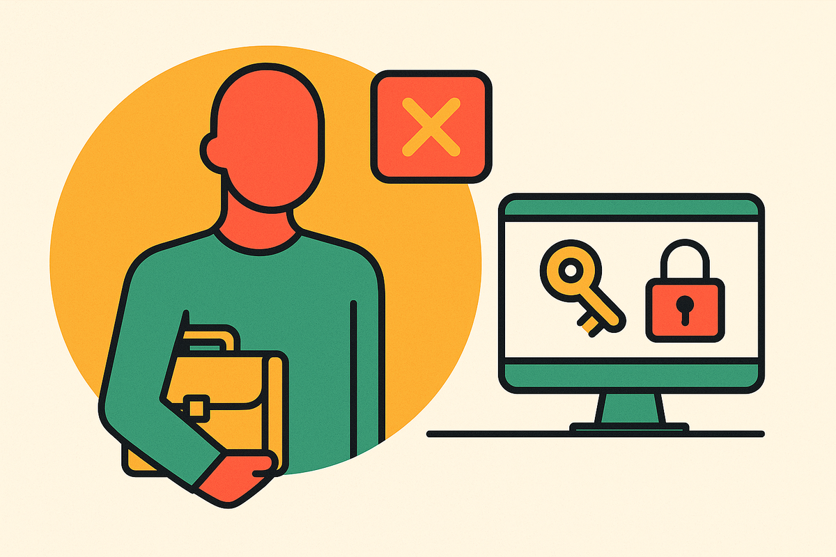 Cover illustration for “Employee Offboarding Automation and Access Revocation”
