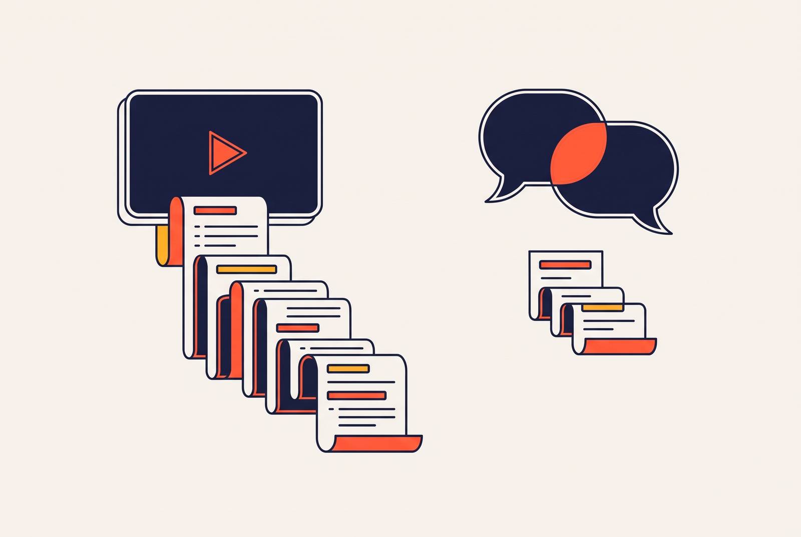 Cover illustration for “Demo Script Length for Async Video vs. Live Sales Calls”