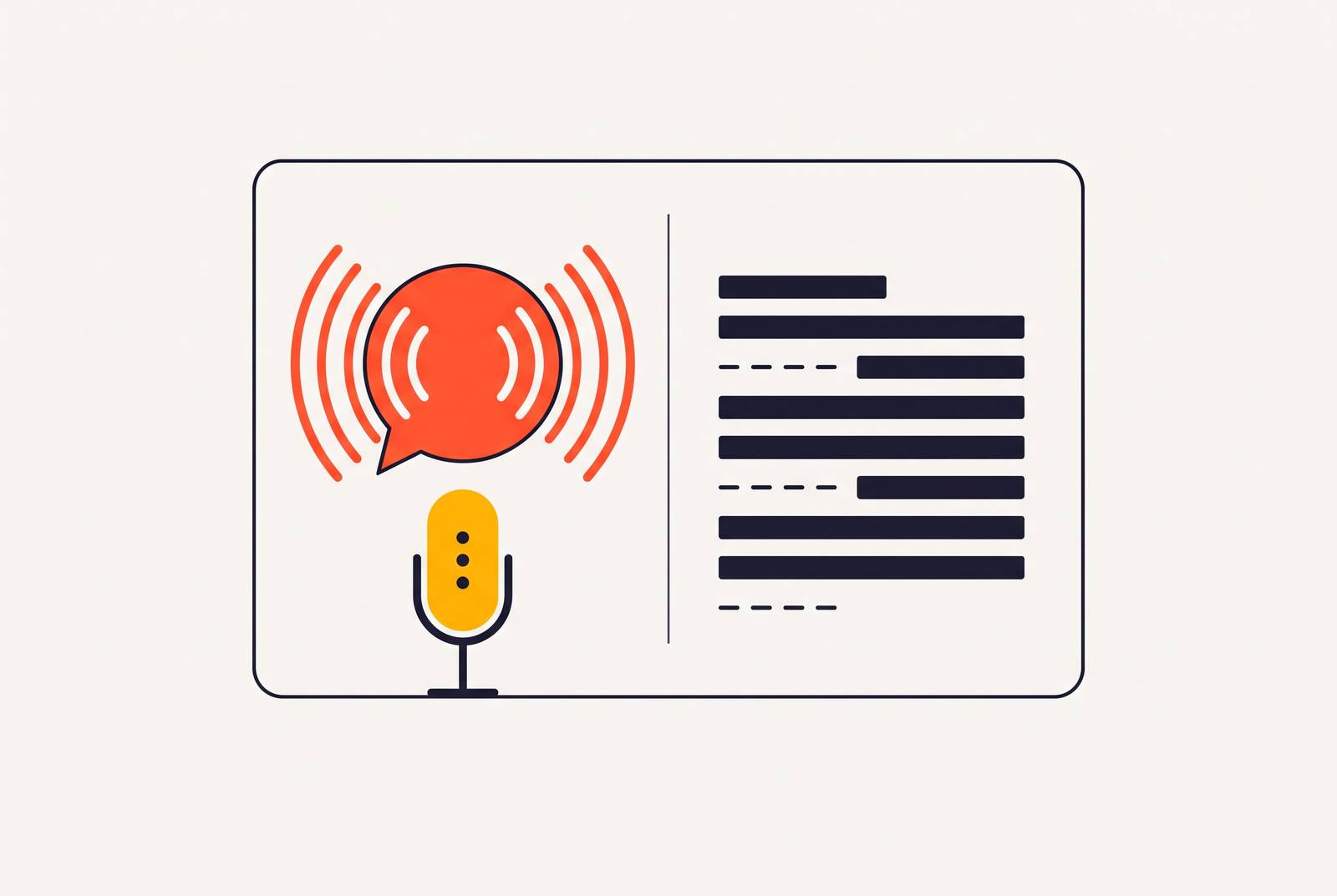 Cover illustration for “Narration vs. Text-Only Product Demos”