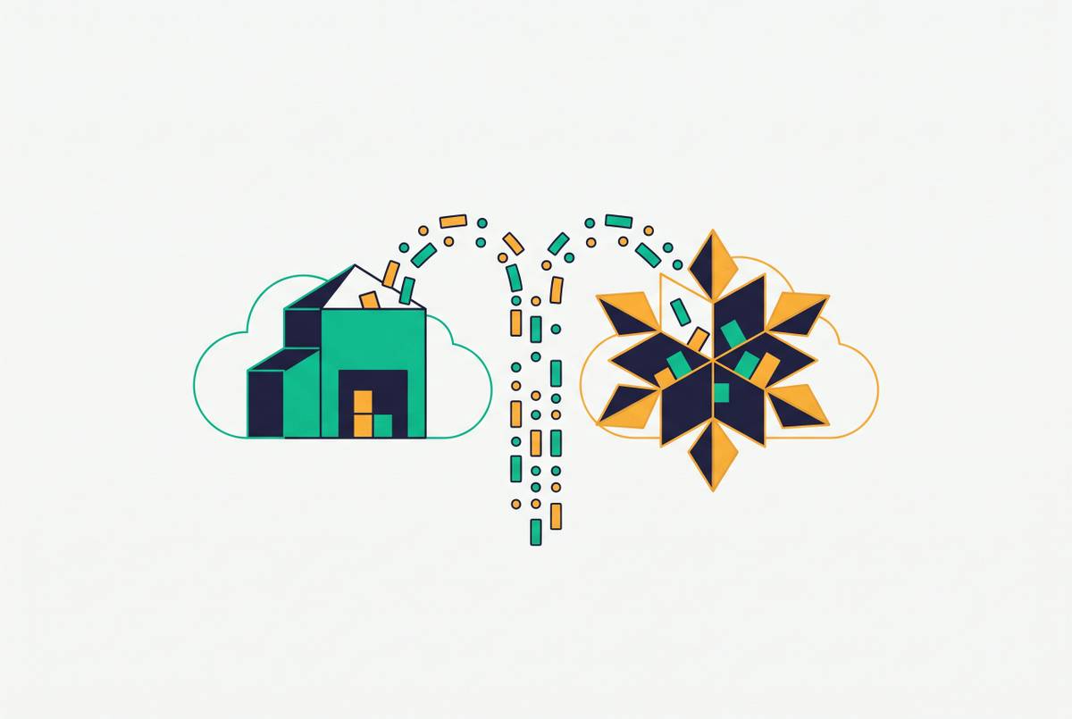 Cover illustration for “Redshift vs Snowflake as a Customer Data Warehouse Destination”