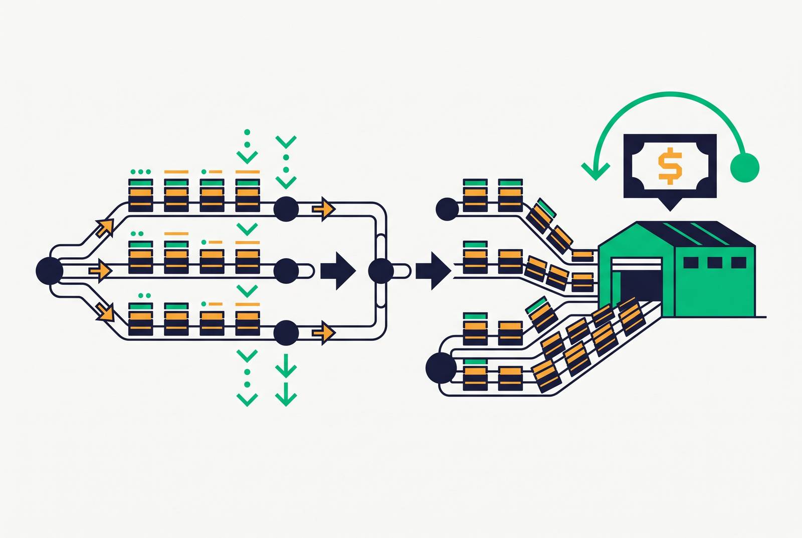 Cover illustration for “Destination-Based Pricing vs Row-Based Pricing for Data Export”