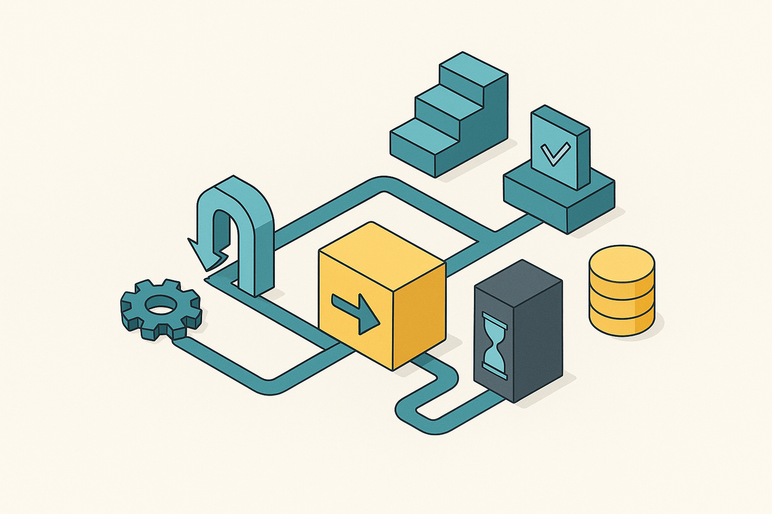 Cover illustration for “Retry, Timeout and Compensation Logic for Multi-Step Agents”