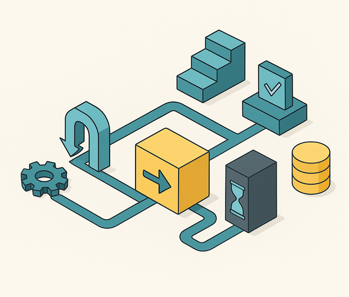 Cover illustration for “Retry, Timeout and Compensation Logic for Multi-Step Agents”