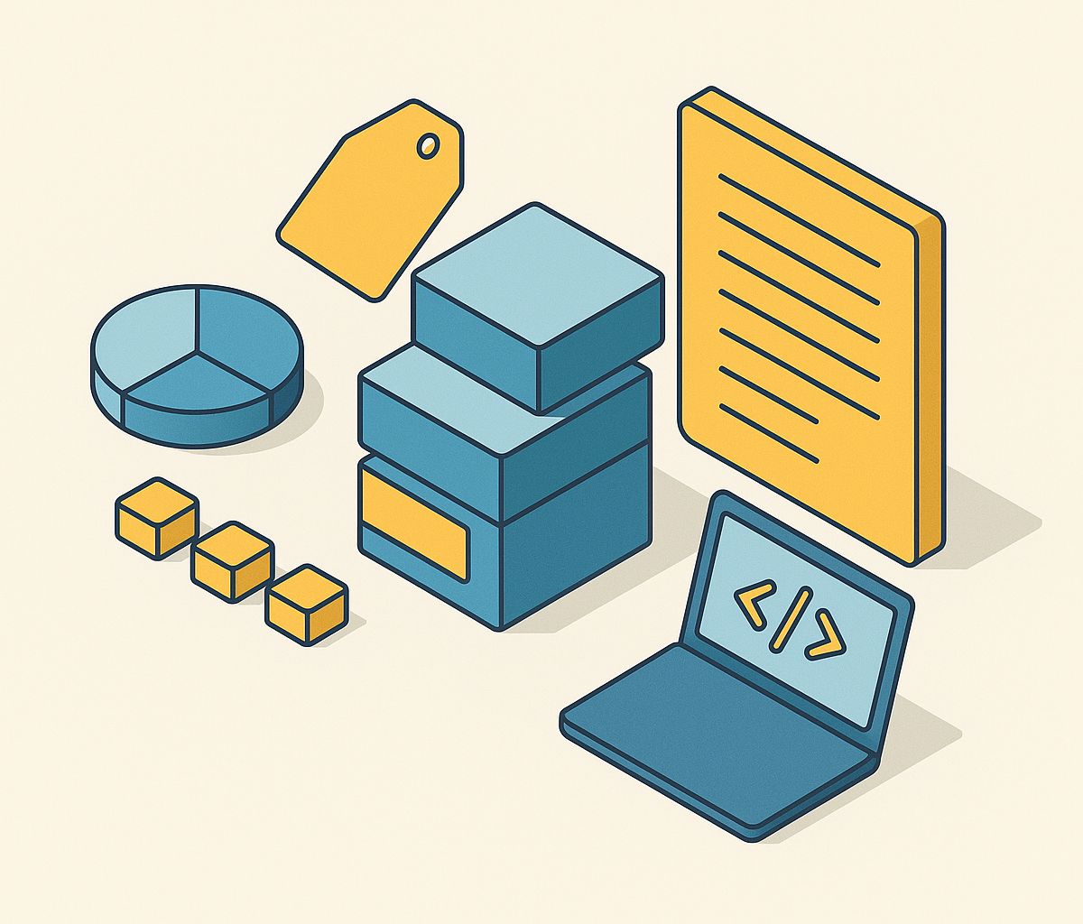 Cover illustration for “Chunking and Metadata Strategy for Enterprise RAG”