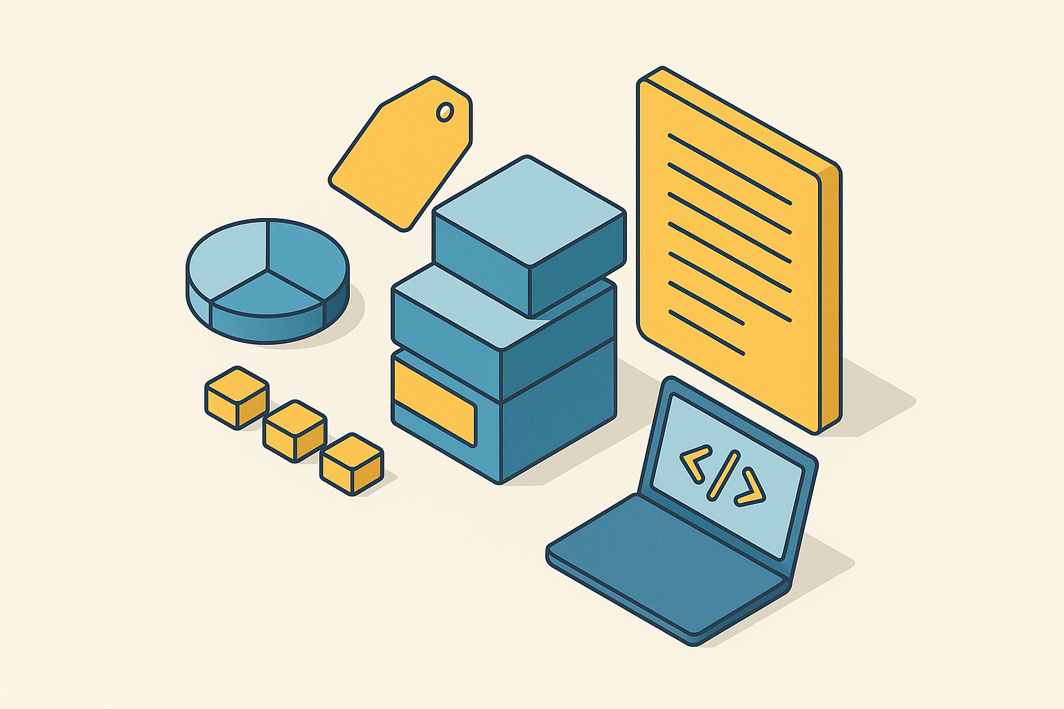 Cover illustration for “Chunking and Metadata Strategy for Enterprise RAG”