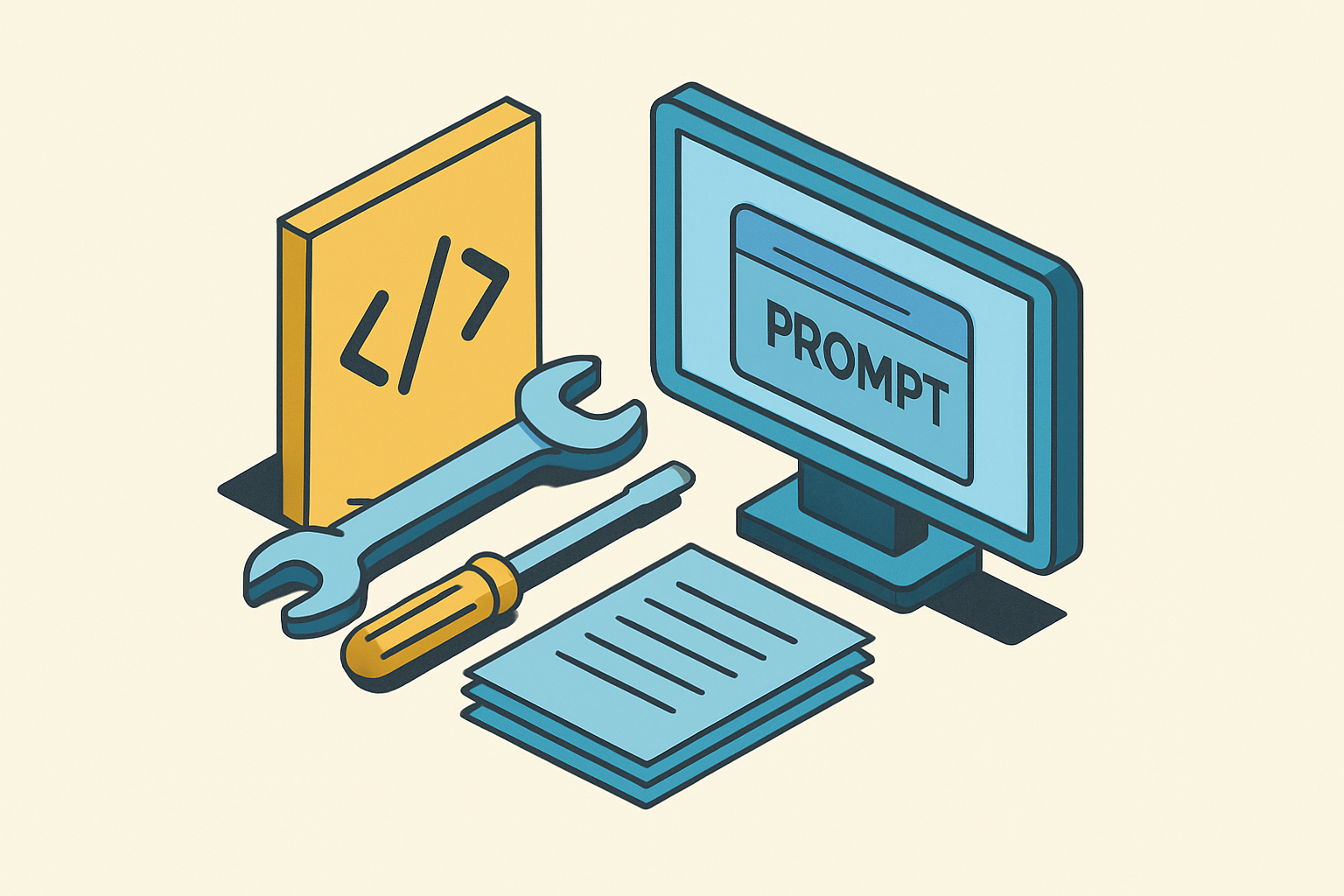 Cover illustration for “Building an Offline Eval Harness Before You Change the Prompt”
