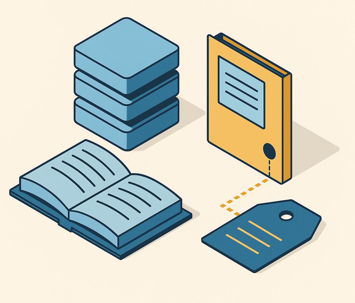 Cover illustration for “Chunking and Metadata Strategy for Enterprise RAG”
