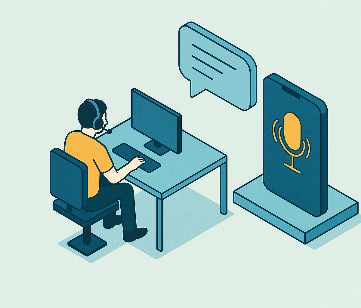 Cover illustration for “Running a Voice AI Pilot in a Regulated Contact Centre”