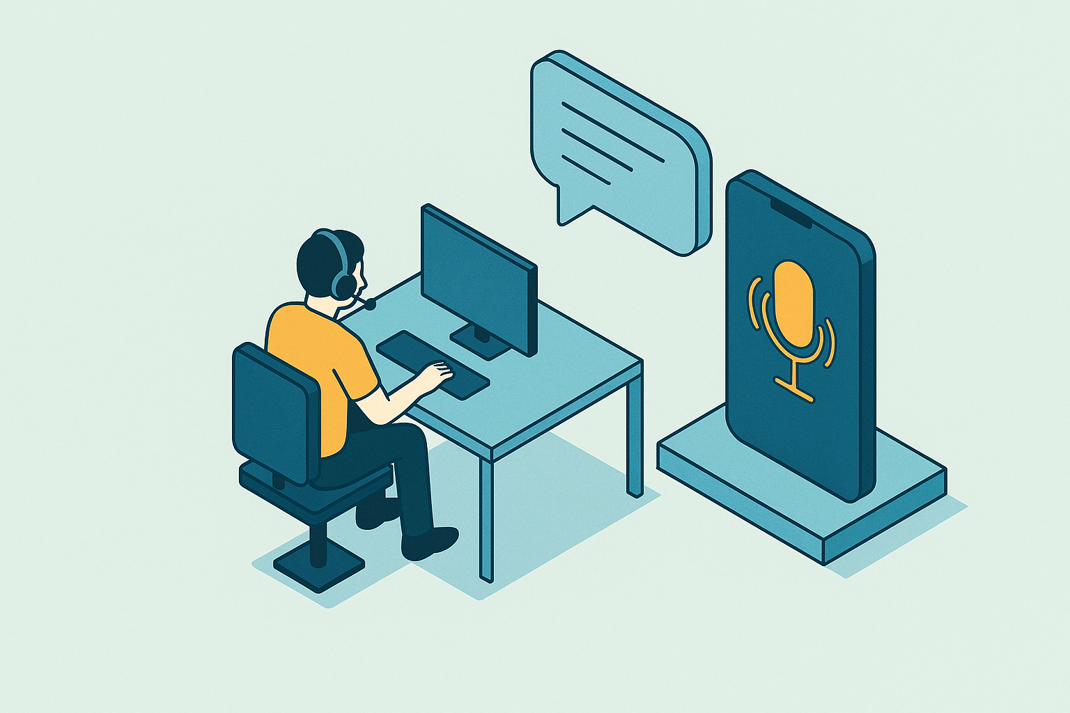 Cover illustration for “Running a Voice AI Pilot in a Regulated Contact Centre”