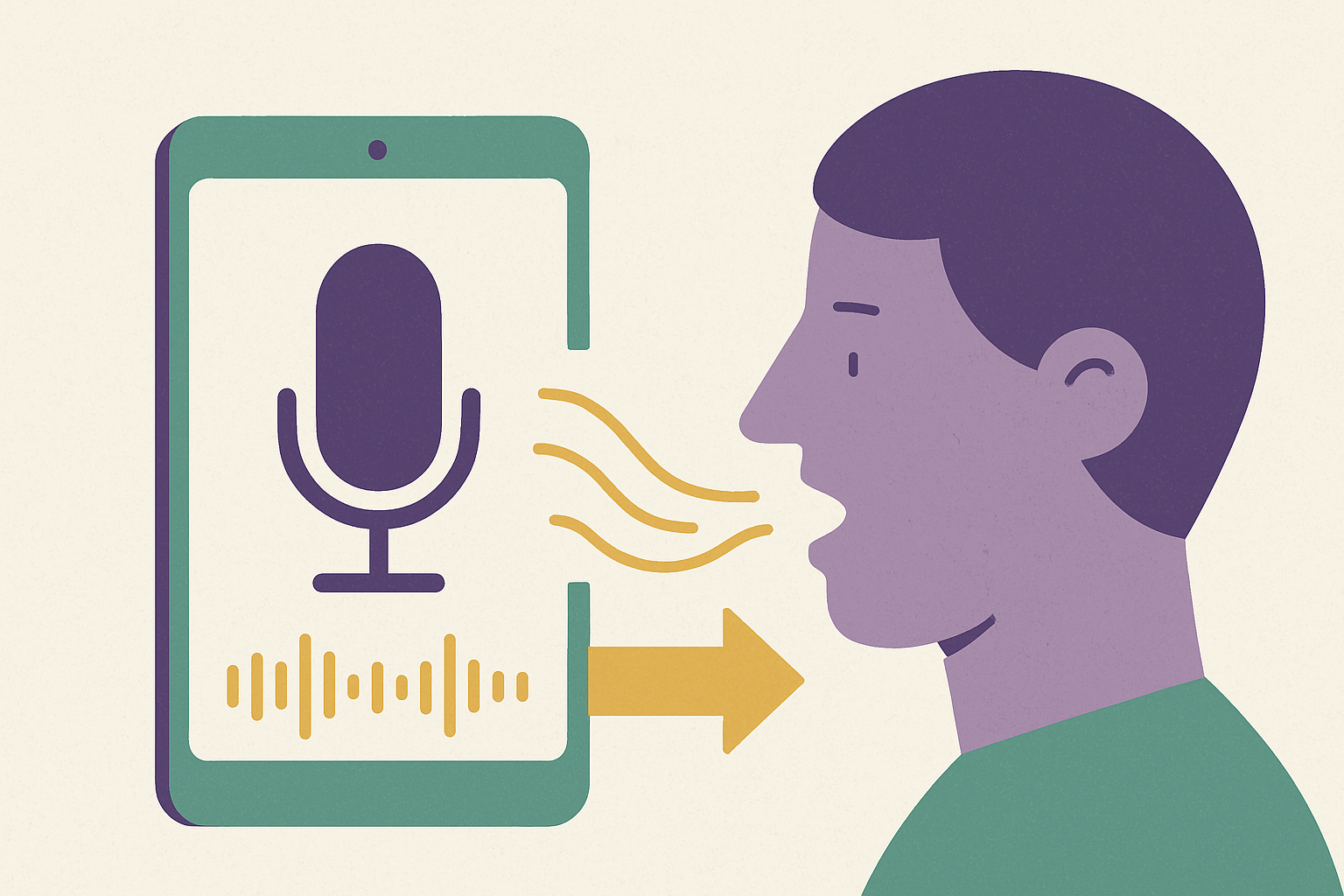 Cover illustration for “An On-Device Speech Pipeline That Discards Audio”