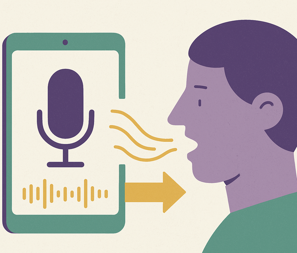 Cover illustration for “An On-Device Speech Pipeline That Discards Audio”