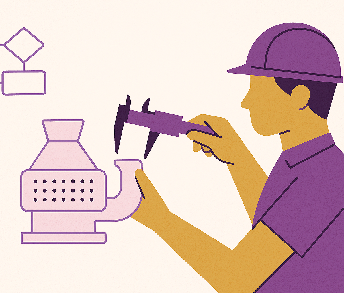Cover illustration for “What a Hardware Team Measures Before Diffuser Tooling Locks”